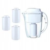 Dzbanki filtrujące - Dzbanek J.SHMIDT 500 z 3 wkładami, biały - miniaturka - grafika 1