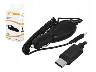 LTC Ładowarka samochodowa USB-C 2,1A czarna 50703 - Ładowarki samochodowe - miniaturka - grafika 1