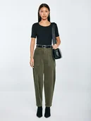 Koszulki i topy damskie - BIG STAR Koszulka w kolorze czarnym - miniaturka - grafika 1