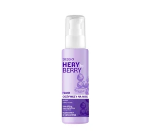 Sessio Hery By Berry Blueberry & Ceramides odżywczy fluid na noc do włosów zniszczonych 100 ml - Serum do włosów - miniaturka - grafika 1
