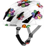 Alpina Pico Helmet Kids, pearlwhite/flower gloss 50-55cm 2021 Kaski dla dzieci 9761111