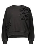 Bluzy damskie - Pieces Bluza w kolorze antracytowym - miniaturka - grafika 1