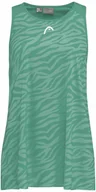 Koszulki sportowe damskie - HEAD VISION AGILITY Tank Top Women Nile Green/Print 2022 - miniaturka - grafika 1