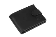 Portfele - Portfel Męski Skórzany Kaletnik Halerz Czarny Mat - miniaturka - grafika 1