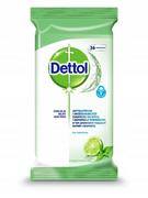 Dezynfekcja - Dettol Dettol Antibacterial Lime & Mint Cleansing Surface Wipes 36 szt Żel antybakteryjny - miniaturka - grafika 1