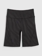 Legginsy - Damskie kolarki treningowe 4F 4FWSS25TFSTF016 - czarne - miniaturka - grafika 1