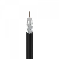 Akcesoria TV-SAT - KABEL KONCENTRYCZNY Televes T-100 PE Fca KLASA A - 1m czarny - Raty 0% - 38 sklepów w całej Polsce - miniaturka - grafika 1
