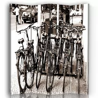 Parawany - Parawan Bikes In Black & White 145x170 (4 Panele) - miniaturka - grafika 1