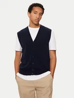 Swetry męskie - United Colors Of Benetton Kardigan 1002U601G Granatowy Regular Fit - miniaturka - grafika 1