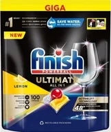 Akcesoria i części do zmywarek - Finish Finish Powerball Ultimate Deep Clean and Shine Lemon Tabletki do zmywarki 100 sztuk - miniaturka - grafika 1