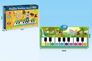 HH Poland, Mata Muzyczna Ze Zwierzętami I Pianinem, 5200797 - Zabawki interaktywne dla dzieci - miniaturka - grafika 1