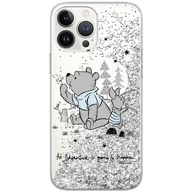 Etui i futerały do telefonów - Etui płynny brokat do Apple IPHONE 14 PLUS Disney: Kubuś i Przyjaciele 008 oryginalne i oficjalnie licencjonowane, Srebrny - miniaturka - grafika 1