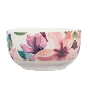 Miska porcelanowa 13 cm 540 ml Pastelowe kwiaty wielokolorowy - Miski i półmiski - miniaturka - grafika 1