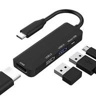 Kable komputerowe i do monitorów - Hub Usb-c 3.1 do Hdmi / Usb 2.0 3.0 / micro Usb - miniaturka - grafika 1