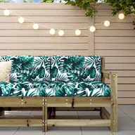 Sofy ogrodowe - Ogrodowa sofa narożna, impregnowane drewno sosnowe Lumarko! - miniaturka - grafika 1