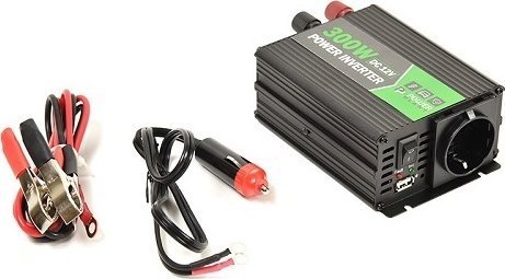 Zasilacz do laptopa Extra Digital Įtampos keitiklis 12V-220V, 300W