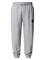 Spodnie sportowe męskie - The North Face Spodnie dresowe Fine NF0A8C1K Szary Tapered Fit - miniaturka - grafika 1