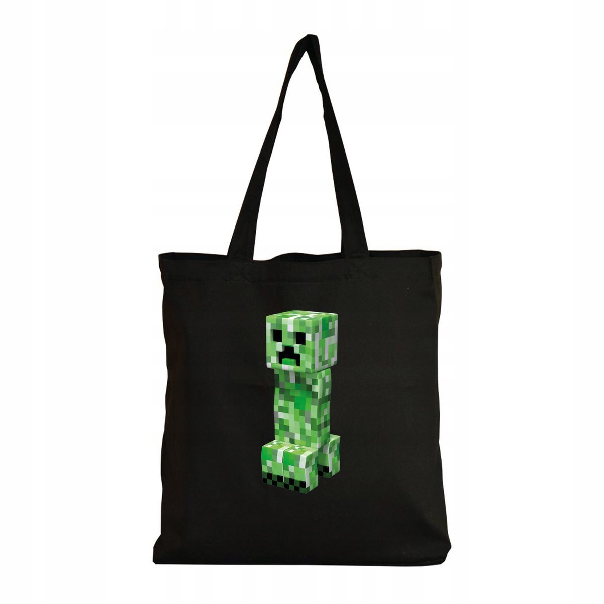 Eko Torba na ramię Zakupy Shopper Torebka Bawełniana Minecraft Creeper