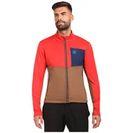 Bluzy sportowe męskie - Męska bluza Kilpi Erin-M Rozmiar: XXL / Kolor: brązowy - miniaturka - grafika 1