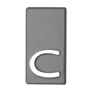 Akcesoria do drzwi - Litera "C" INV grafit - miniaturka - grafika 1
