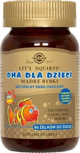 Solgar Polska Dha Dla Dzieci Mądre Rybki Naturalny Smak Owocowy 90 Żelków Do Żucia - Suplementy naturalne - miniaturka - grafika 1