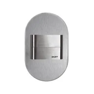 Oprawy, klosze i abażury - Oprawka RUEDA DUO SHORT LED 1,6W 4000K 10V - stal szlifowana - miniaturka - grafika 1