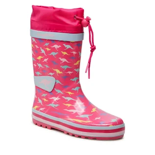 Buty dla dziewczynek - Kalosze KANGAROOS - K-Summerrain 18736 000 6312 S Fandango Pink/Kangaroo - grafika 1