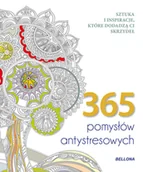 Poradniki hobbystyczne - 365 pomysłów antystresowych kolorowanka - książka - miniaturka - grafika 1