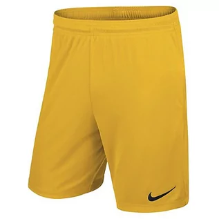 Spodnie i spodenki dla chłopców - Nike dla dzieci Park II Knit Shorts bez wewnętrznego Slip, żółty, L 725988-739 - grafika 1