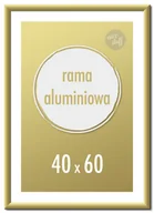 Ramki na zdjęcia - Ramka na zdjęcia 40x60 cm Ramki aluminiowe 60x40 cm złota - miniaturka - grafika 1