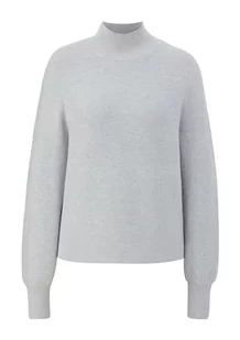s.Oliver Sales GmbH & Co. KG/s.Oliver Damski sweter ze stójką, szary, 44 - Swetry damskie - miniaturka - grafika 1