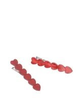 Ozdoby do włosów - Solida Haarclip mit Herz-Applikationen Klamry do włosów 2 szt. - miniaturka - grafika 1