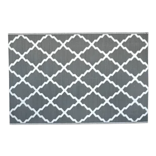 Dywan na balkon 160x230cm Middle Gray - MOODME - Dywany zewnętrzne - miniaturka - grafika 1