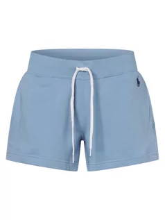 Spodnie sportowe damskie - Polo Ralph Lauren Polo Ralph Lauren - Damskie spodenki dresowe, niebieski - grafika 1