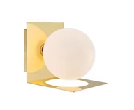 Lampy ścienne - Markslojd kinkiet łazienkowy Zenit 1L mosiądz/opal IP44 108085 - miniaturka - grafika 1