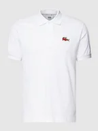Koszulki męskie - Koszulka polo z naszywką z logo LACOSTE x Netflix - miniaturka - grafika 1