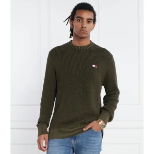 Tommy Jeans Sweter TONAL XS BADGE | Regular Fit - Swetry męskie - miniaturka - grafika 1