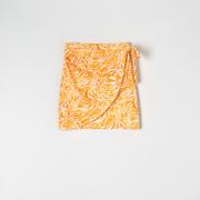 Spódnice - Sinsay - Spódnica mini ze wzorem - Pomarańczowy - miniaturka - grafika 1