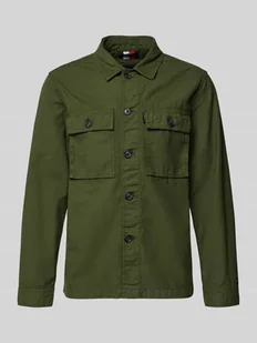 Kurtka koszulowa o kroju regular fit z czystej bawełny - Kurtki męskie - miniaturka - grafika 1