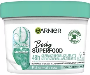 Krem do ciała Garnier Body Superfood Aloe Vera Calming Body Cream 380 ml (3600542469951) - Balsamy i kremy do ciała - miniaturka - grafika 1
