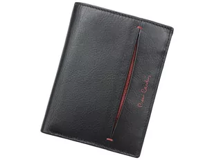Pierre Cardin, Portfel skórzany męski, Tilak07 330, czarny/bordowy, ochrona RFID - Portfele - miniaturka - grafika 1