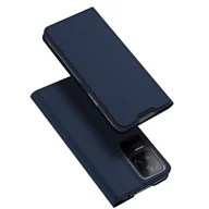 Etui i futerały do telefonów - Dux Ducis Skin Pro kabura etui pokrowiec z klapką Xiaomi Poco F4 5G niebieski - miniaturka - grafika 1