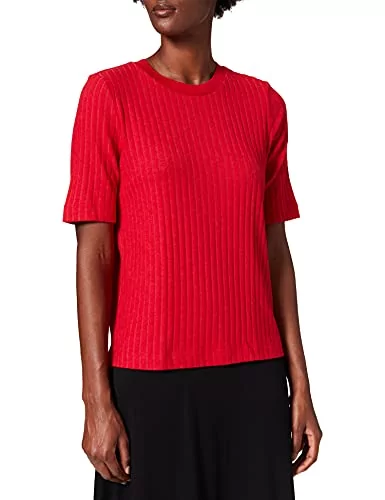 ESPRIT T-shirt damski, 630/czerwony, XS