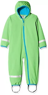 Playshoes Unisex Baby Softshell kombinezon z podszewką polarową, zielony, 86 - Kombinezony dla dzieci - miniaturka - grafika 1