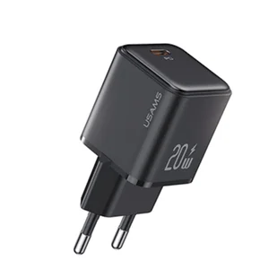 USAMS Ład. siec. 1xUSB-C PD20W (only head) PD3.0 Fast Charging czarny/black X-ron Series CC183TC01 (US-CC183) - Ładowarki do telefonów - miniaturka - grafika 5