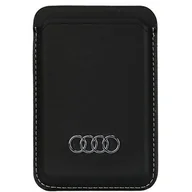 Etui i futerały do telefonów - Audi Synthetic Leather Wallet Card Slot czarny/black MagSafe AU-MSCH-Q3/D1-BK - miniaturka - grafika 1