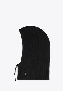 Kominiarka damska z domieszką wełny czarna - Czapki damskie Kominiarka damska z domieszką wełny czarna - Czapki damskie - miniaturka - grafika 1