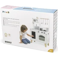 Zabawki AGD - Lumarko Drewniana Kuchnia Światło Dźwięk + Akcesoria! - miniaturka - grafika 1