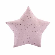 Kołdry i poduszki dla dzieci - Dekoracyjna poduszka aksamitna z metalicznym wzorem - miniaturka - grafika 1