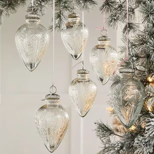 Świąteczne zawieszki, zestaw 6 szt. Aulnay - Ozdoby bożonarodzeniowe - miniaturka - grafika 1